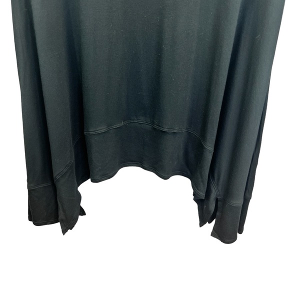 Logo by Lori Goldstein Tunic Top Size S Cowl Neck High Low Stretch Long Sleeve - Picture 6 of 7